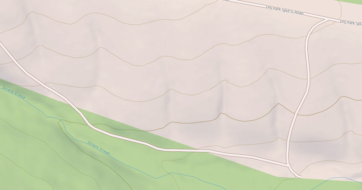 Map preview of DRY PARK SPUR GB