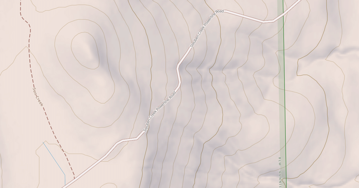 Map preview of BLM National GTLF Public Motorized Roads 08470588-25d0-426c-9c74-d7fe9e5e2d36