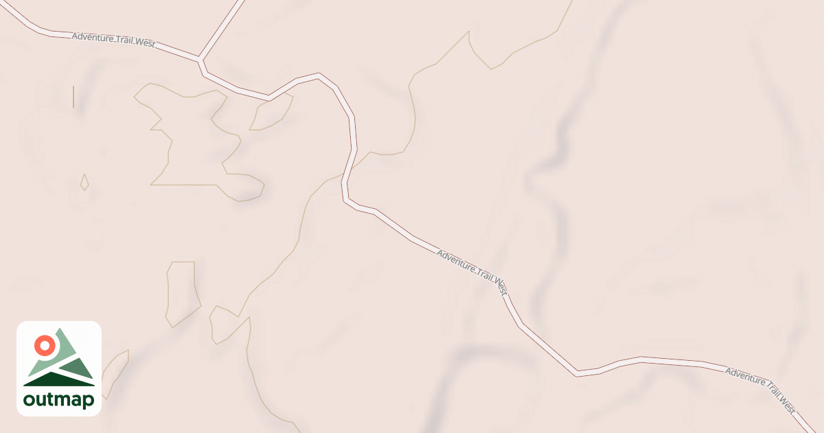 Map of Straight Arrows Trail