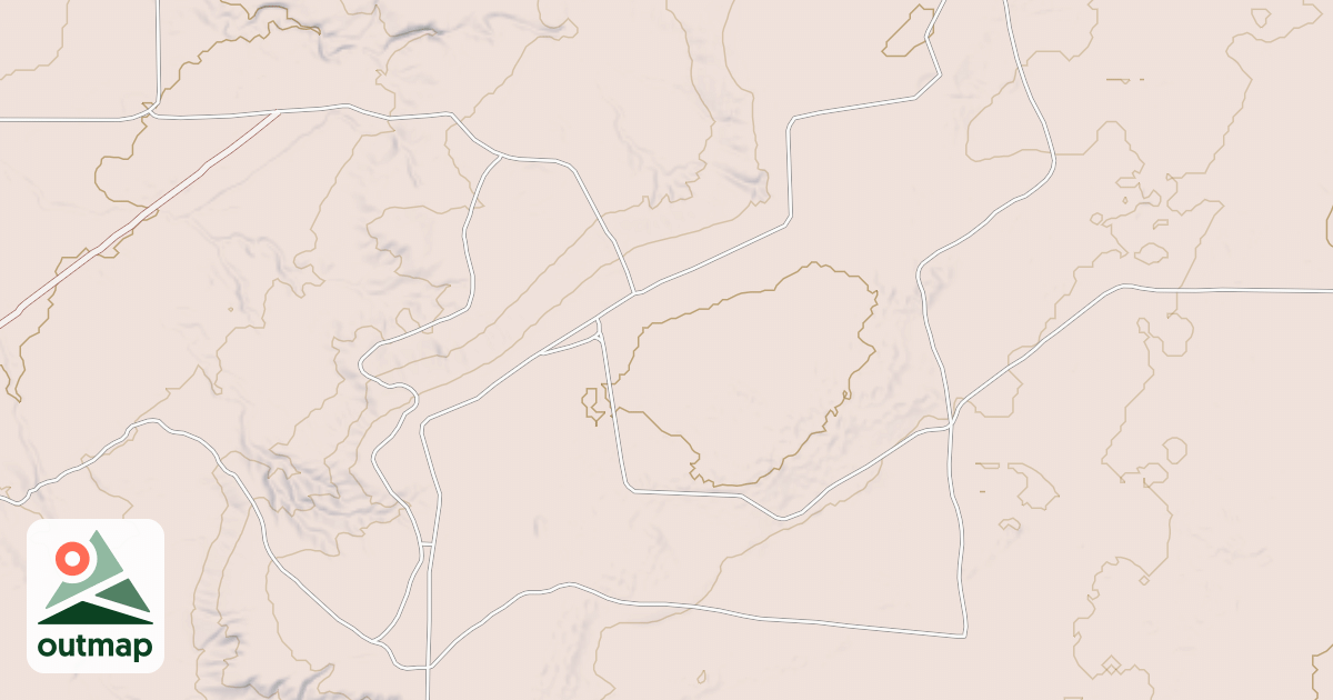 Map of Hackberry Trail System - Adrianns Trail