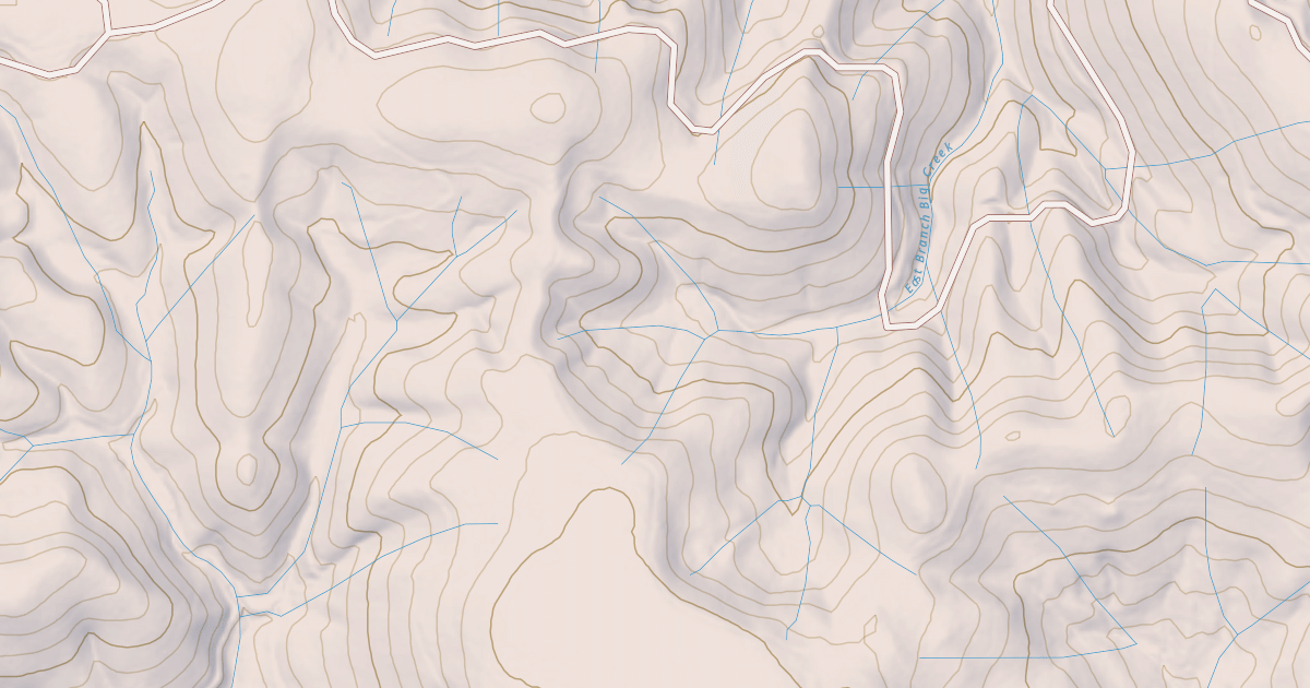 Map preview of BIG CR. TIE SPUR