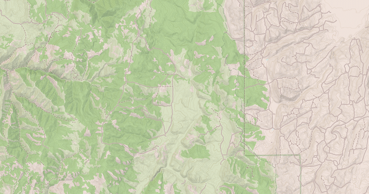 Map preview of Sinks Trail Winter Sport