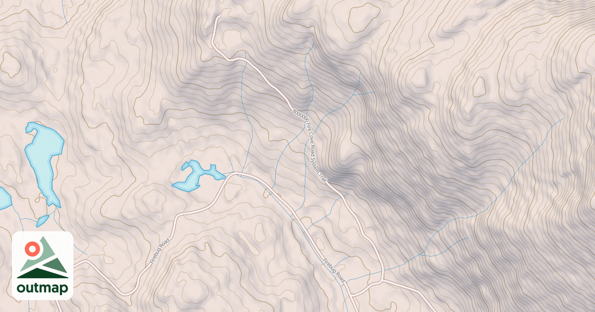 Map of 8000000 FIRE COVE ROAD SYSTEM