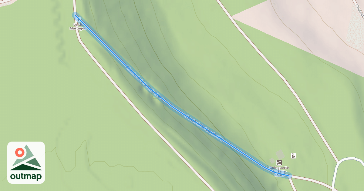 Map of Chemin de la Grande Côte