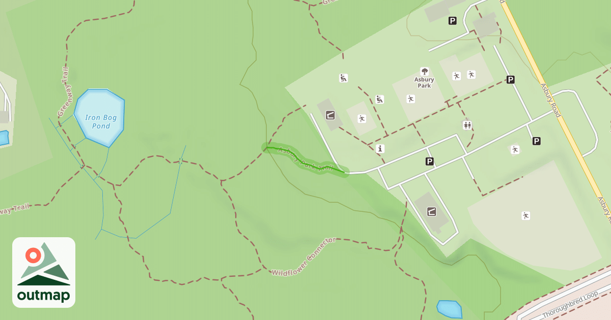 Map of Asbury Park Trail