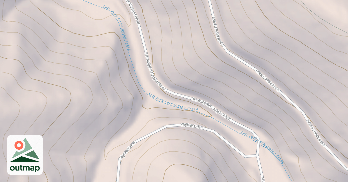 Map of Farmington Canyon Atv