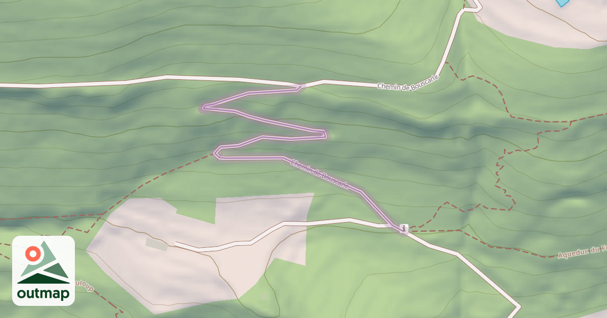 Map of Chemin de Bouscarle