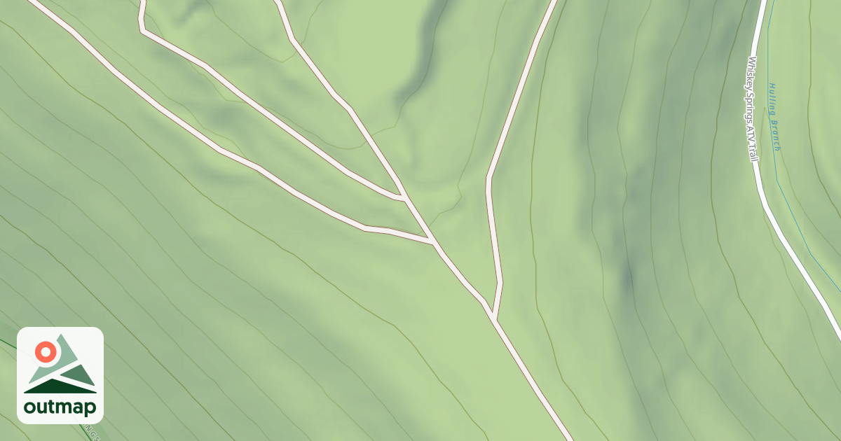 Map of Whiskey Springs Trails