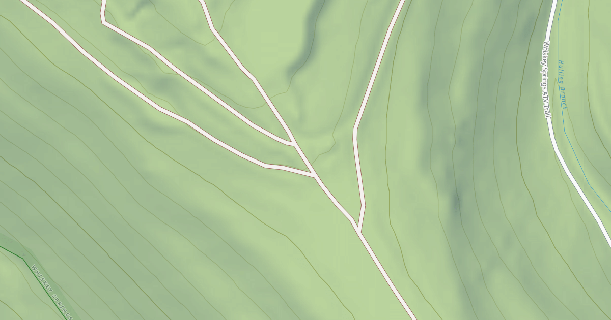Map preview of Whiskey Springs Trails