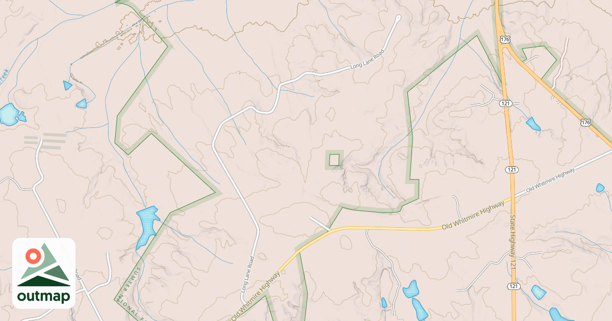 Map of LONG LANE