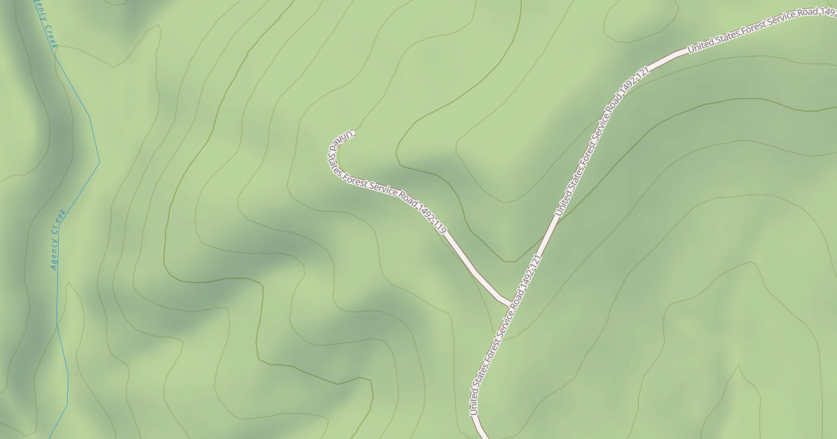 Map preview of USFS National Forest System Roads {06346A94-7F14-4004-ABC3-044CA0F6FC25}