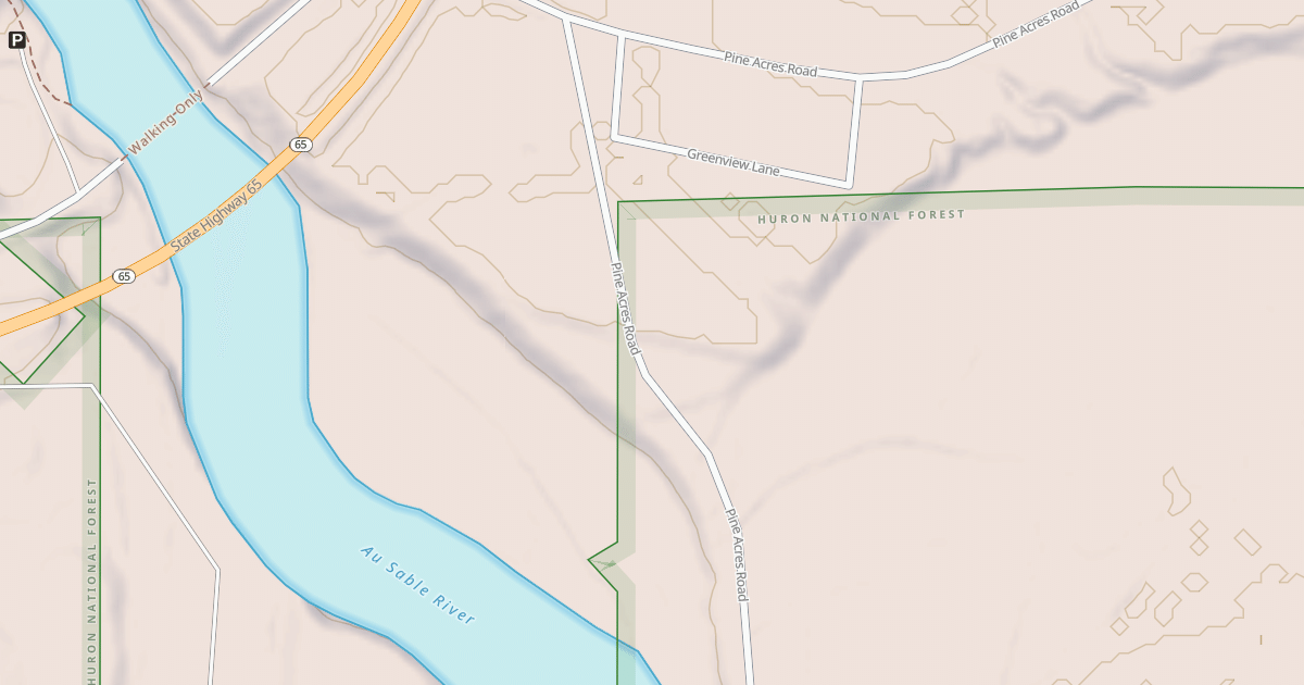 Map preview of PINE ACRES LAUNCH