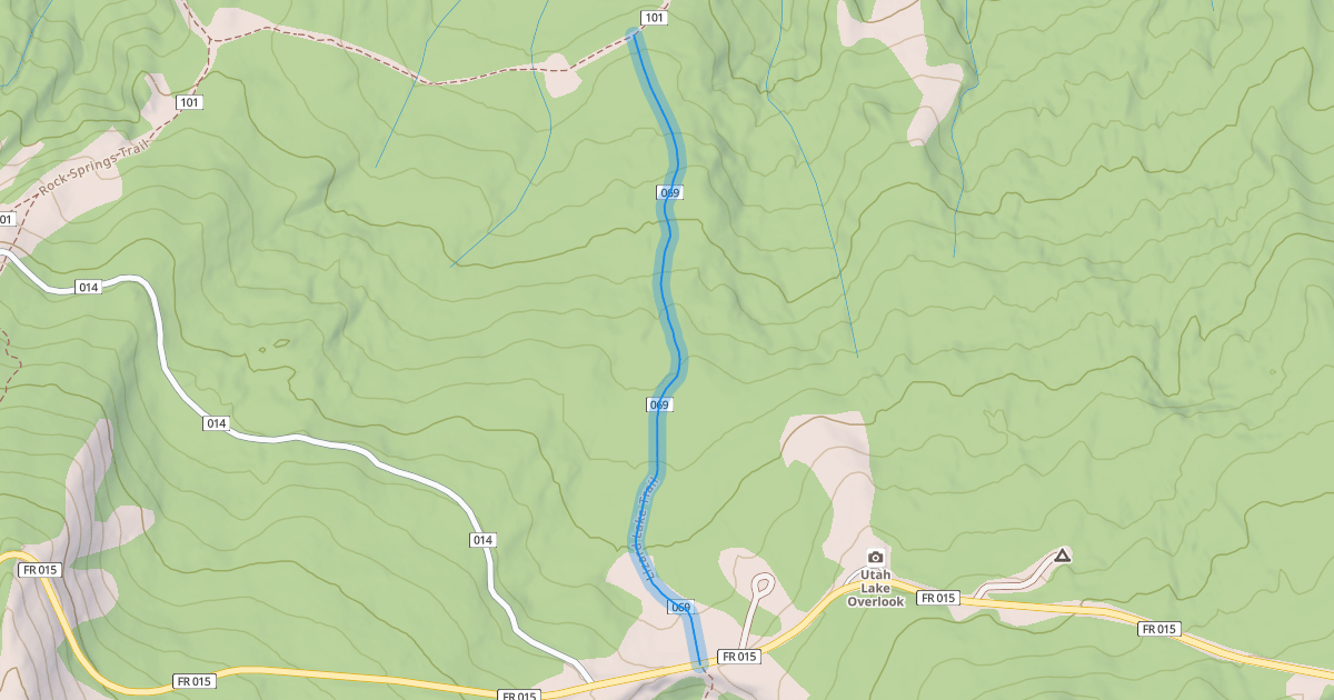 Map preview of Lizard Lake Trail