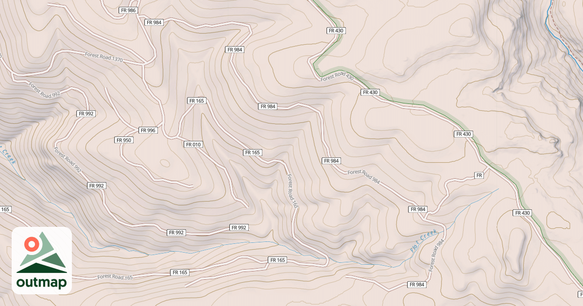 Map of USFS National Forest System Roads {82D05C1B-961F-446A-A32E-CA8CEDA5B7FE}