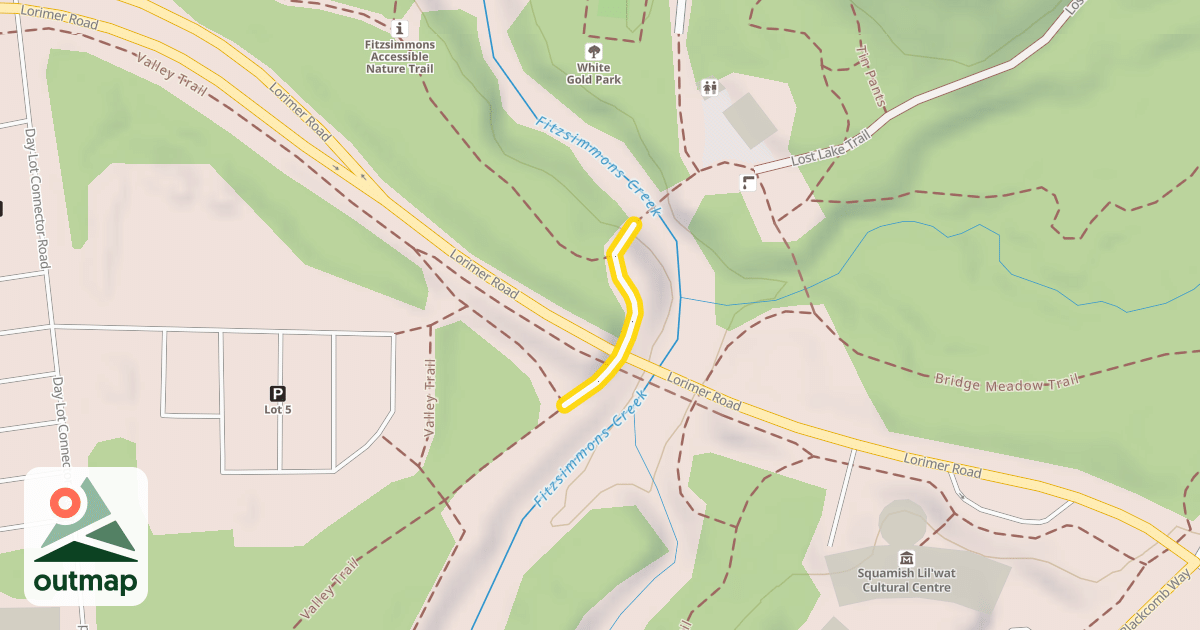 Map of Valley Trail