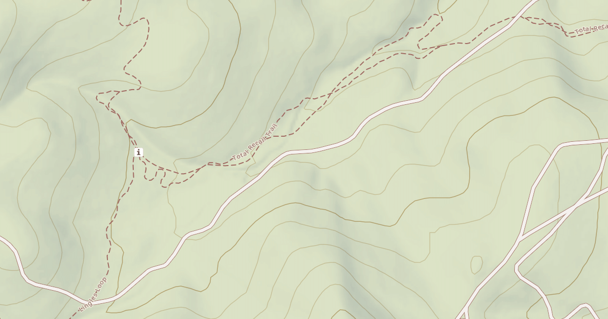 Map preview of Peavine Creek Cutoff