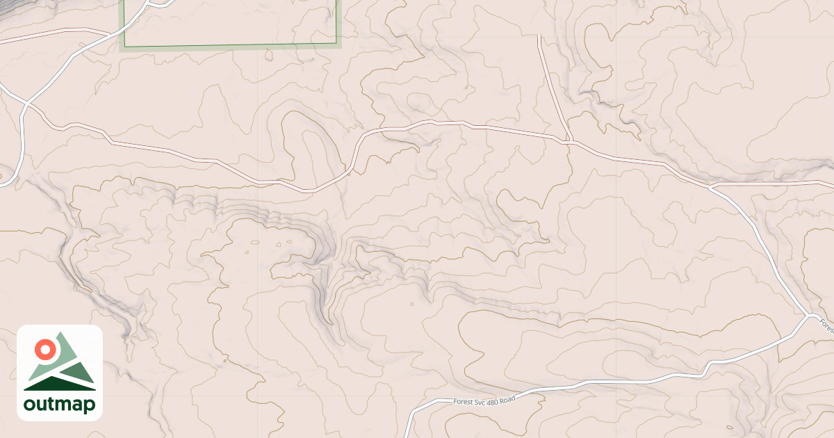 Map of USFS National Forest System Roads {B368B45E-5D02-4E25-92DC-F3EAE04EBBD6}