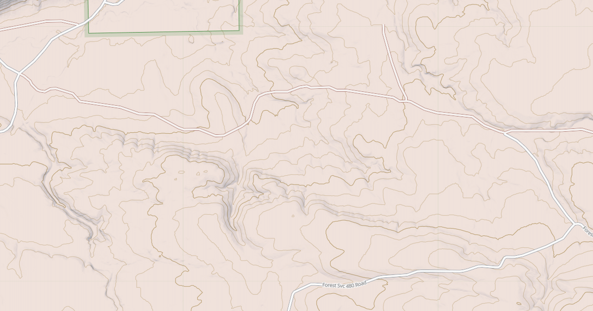 Map preview of USFS National Forest System Roads {B368B45E-5D02-4E25-92DC-F3EAE04EBBD6}