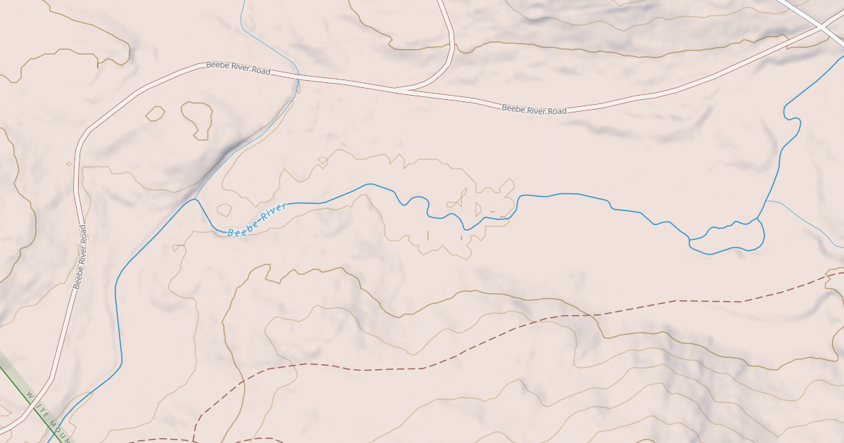 Map preview of BEEBE RIVER