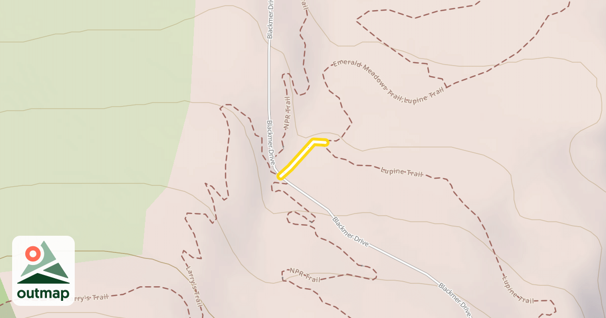Map of Emerald Meadows Trail