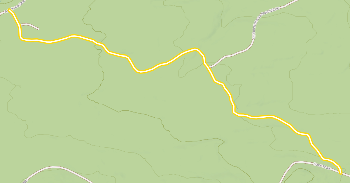 Map preview of Truck Turnout Road