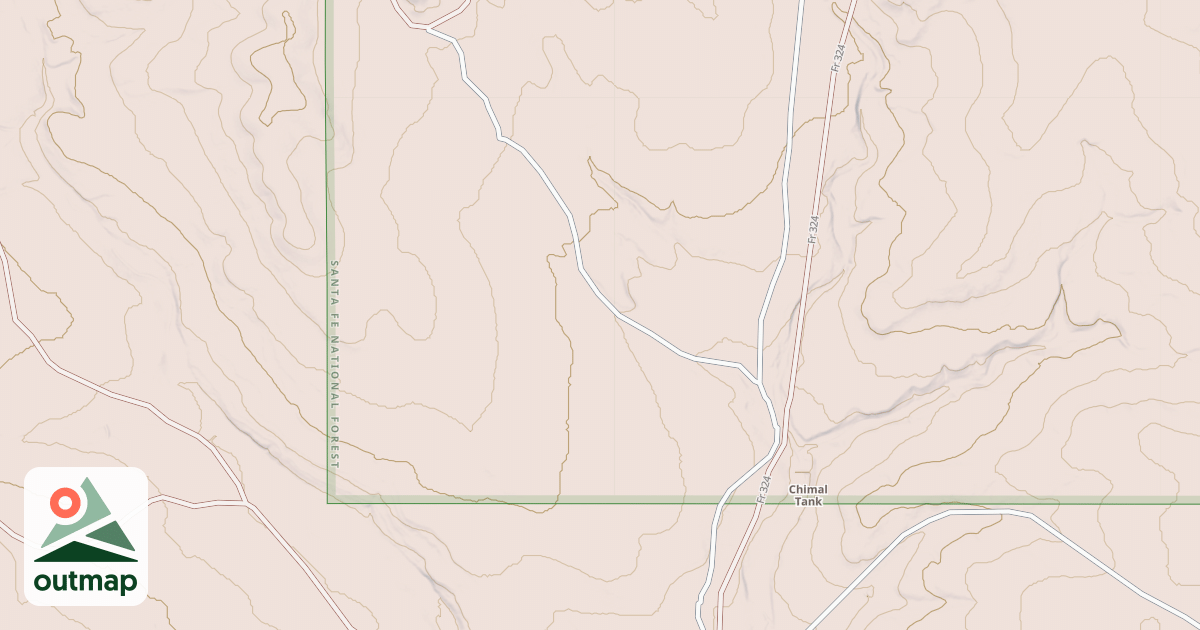 Map of USFS Motor Vehicle Use Map Roads {5B753A60-48C4-488F-B295-B7D68BB7DE7F}