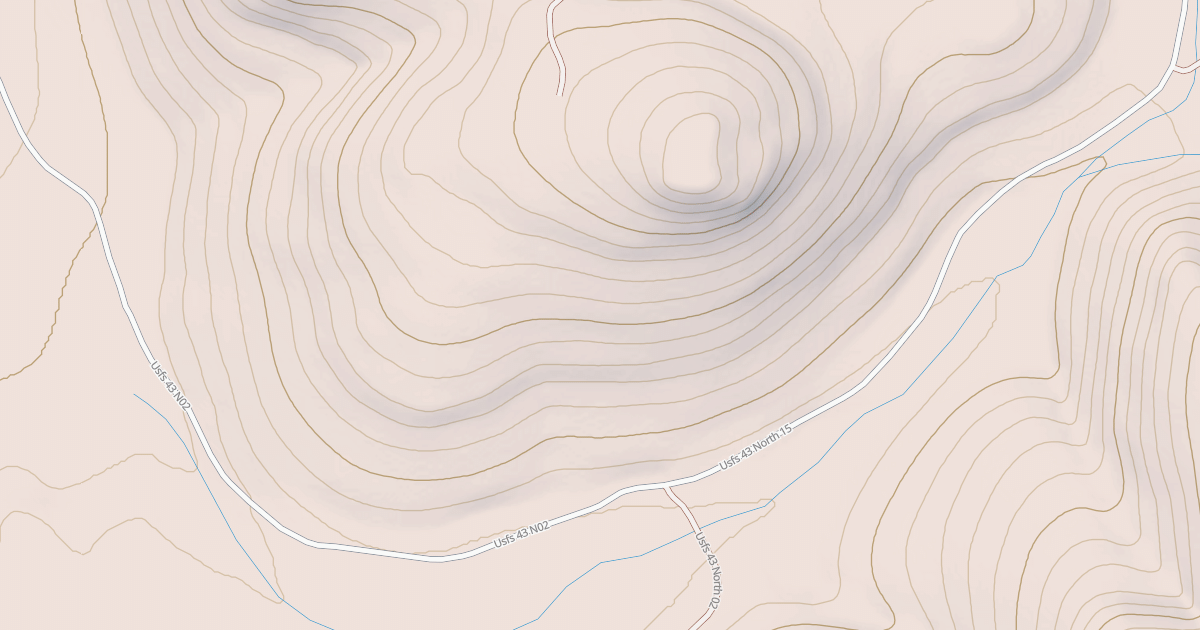 Map preview of BAIRD SPRINGS