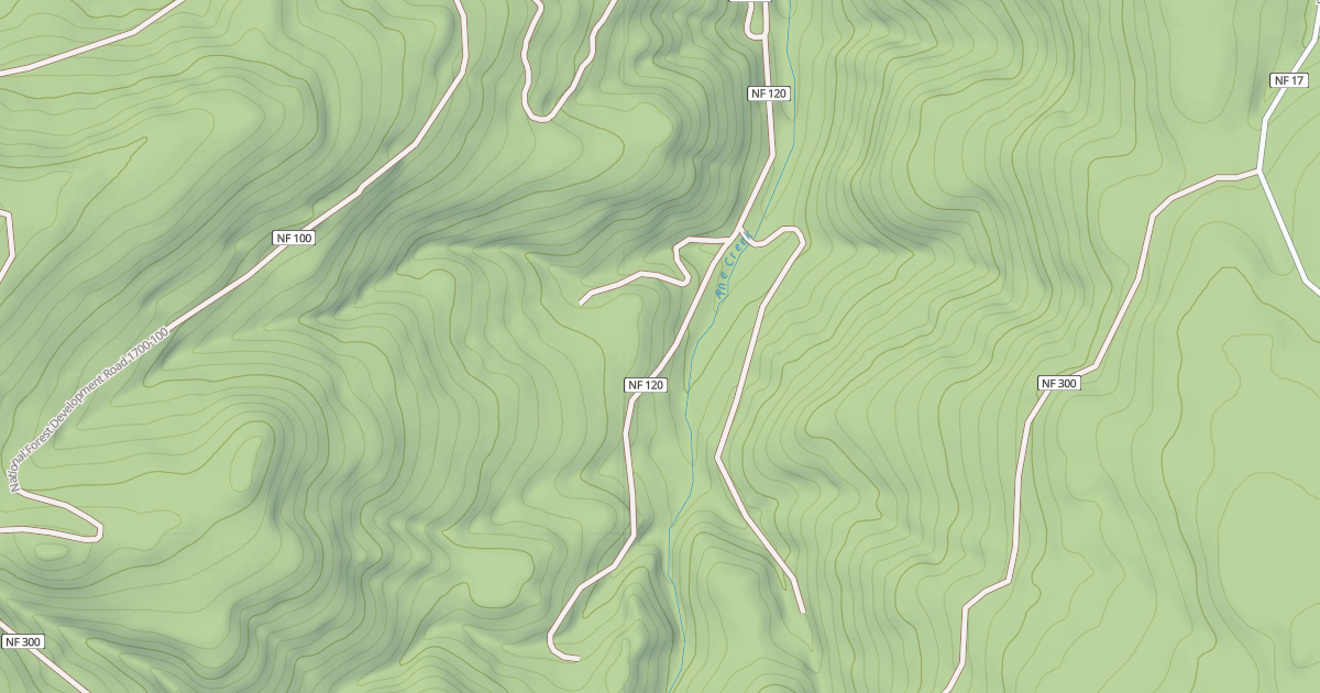 Map preview of USFS Motor Vehicle Use Map Roads {6F822DD6-2ACE-4B77-A361-8D4C899EB386}