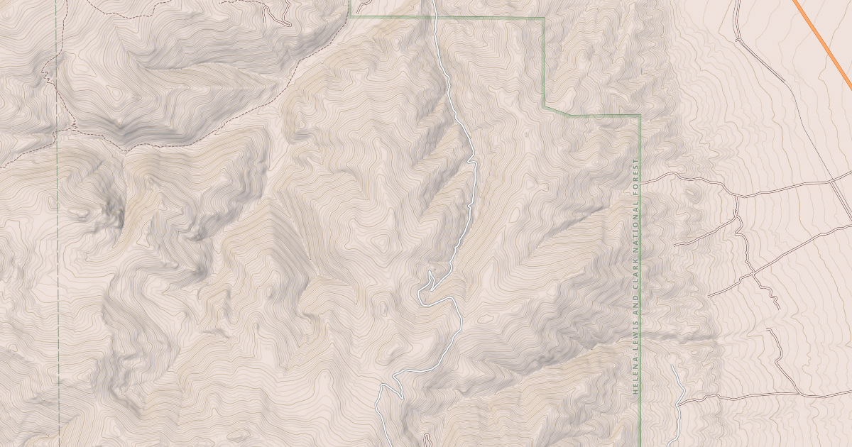 Map preview of WEASEL CREEK