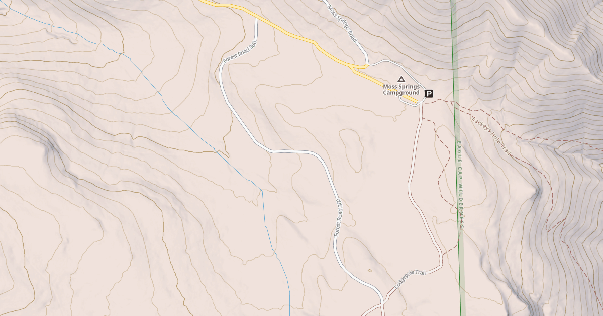 Map preview of USFS National Forest System Roads {D6413544-7F31-4F17-B06E-4A11C25728CE}
