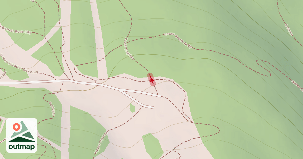 Map of Lower Joyride
