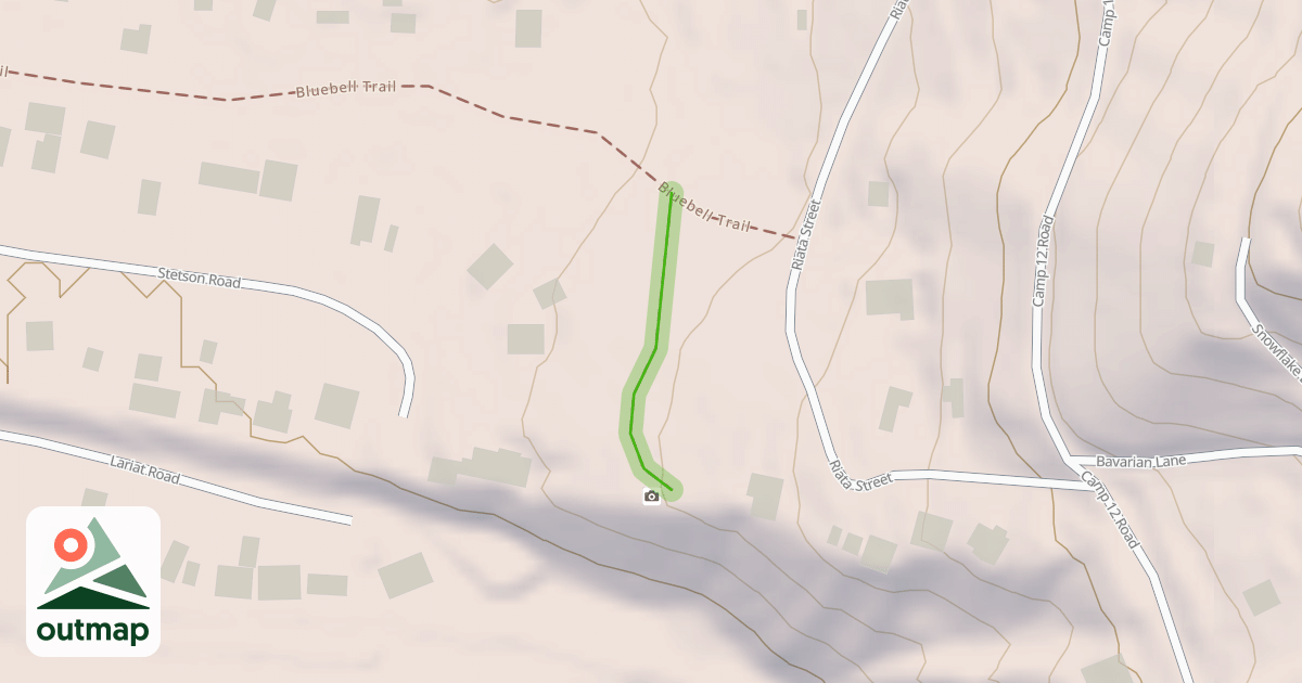 Map of Bluebell Trail