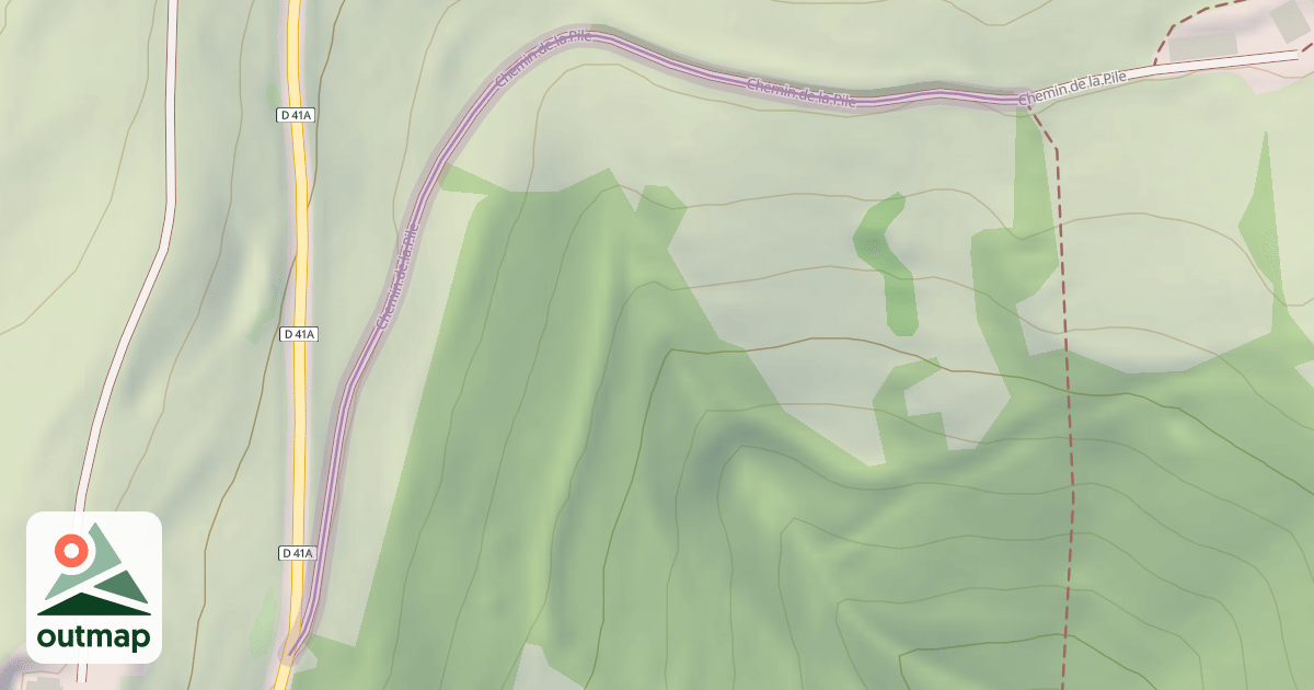 Map of Chemin de la Pile