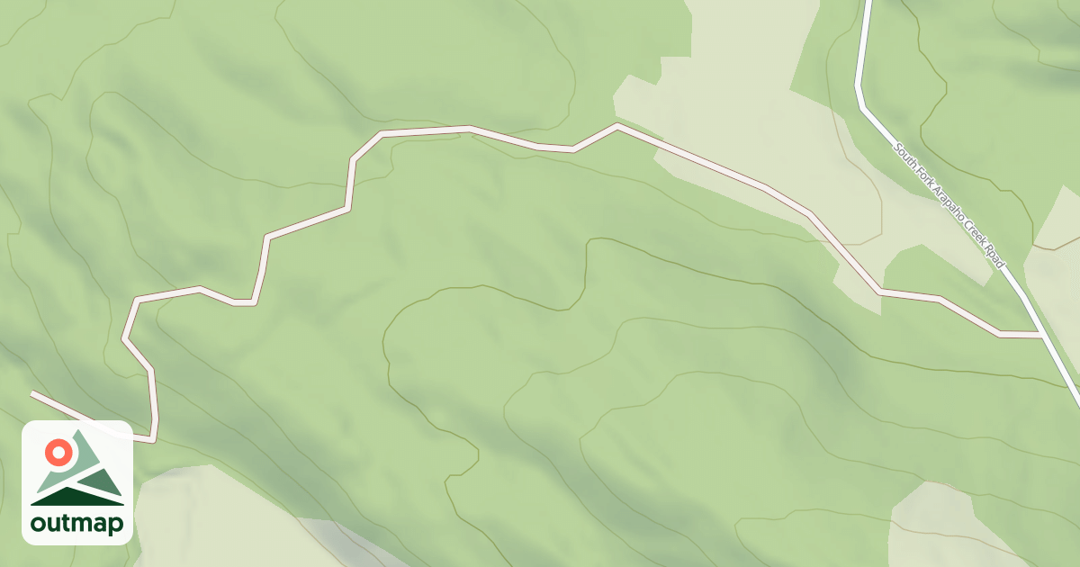 Map of BEAVER DITCH ACCESS