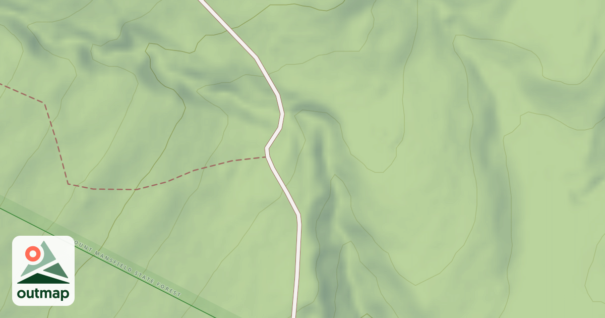 Map of C-100/Dailey Hill Trail