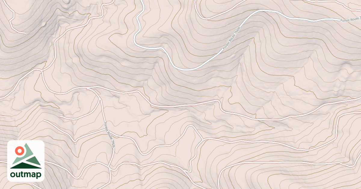 Map of USFS Motor Vehicle Use Map Roads {474ED486-F2CC-4832-9C86-8BBAE728C754}
