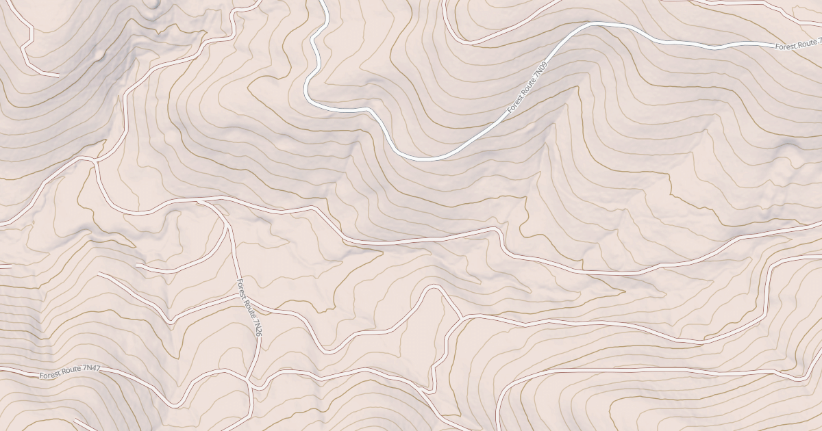 Map preview of USFS Motor Vehicle Use Map Roads {474ED486-F2CC-4832-9C86-8BBAE728C754}