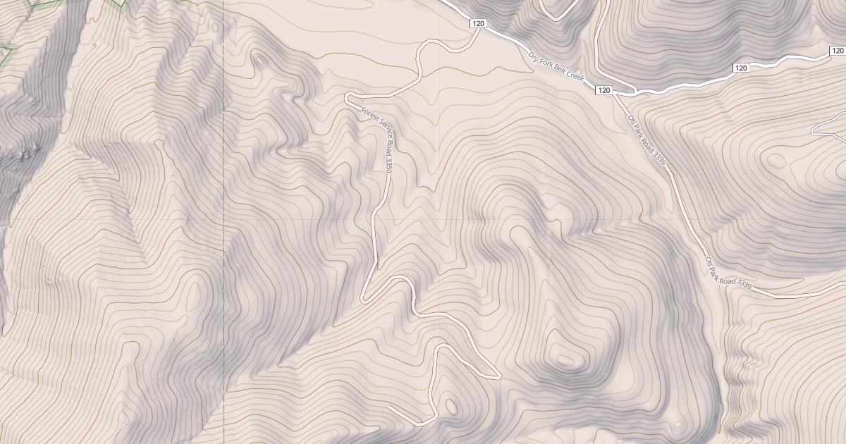 Map preview of VILLARS CREEK