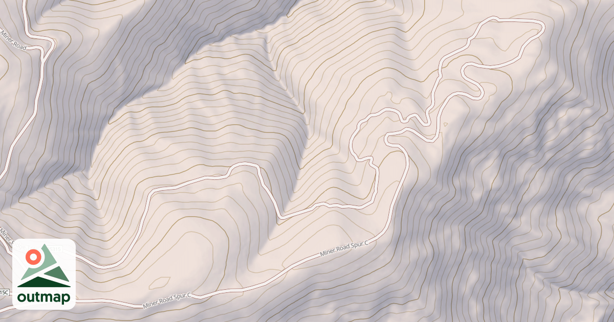 Map of MINER SPUR C