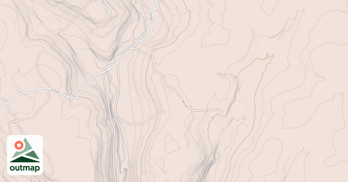 Map of BLOODY RUN in Elk
