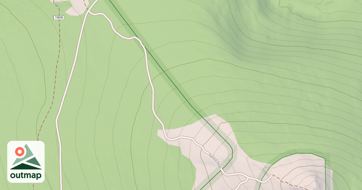 Map of GENOA PEAK ROAD C SPUR