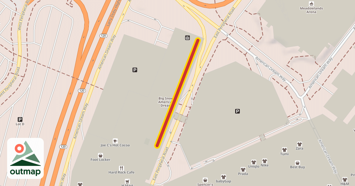 Map of Poma Lift