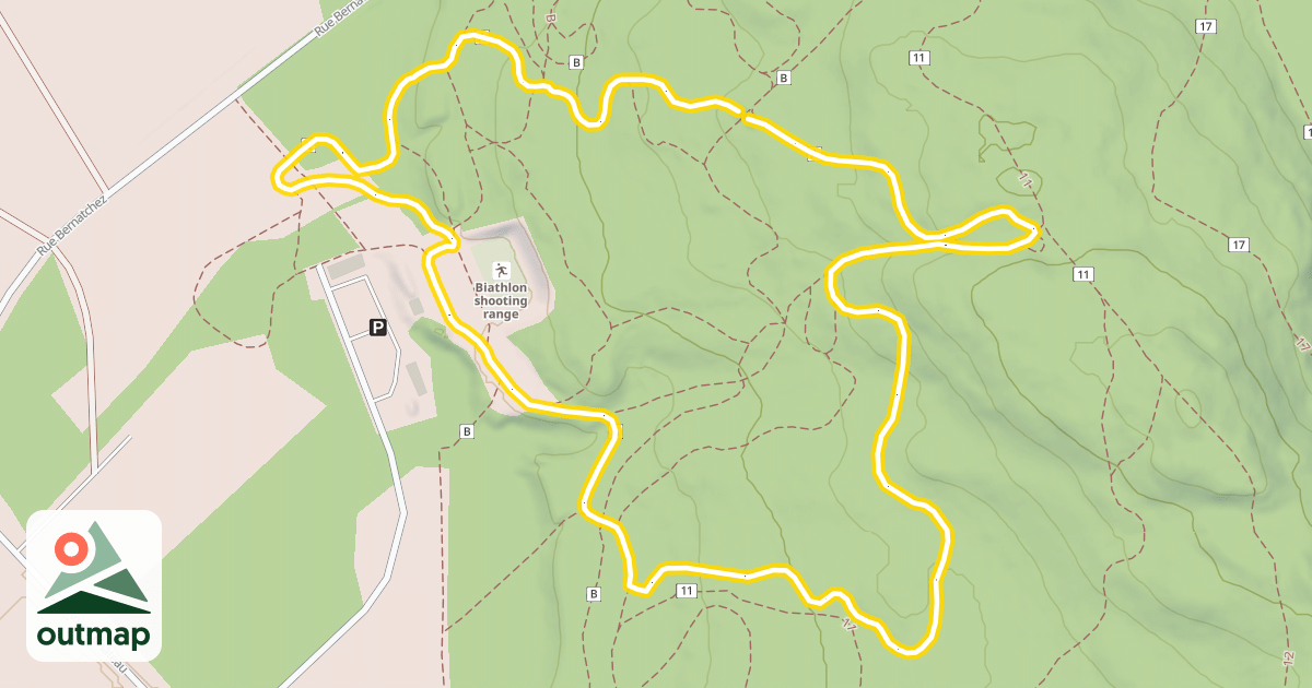 Map of A