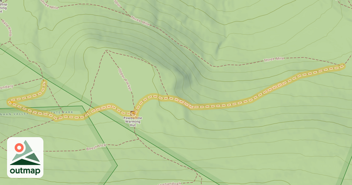 Map of Powderline