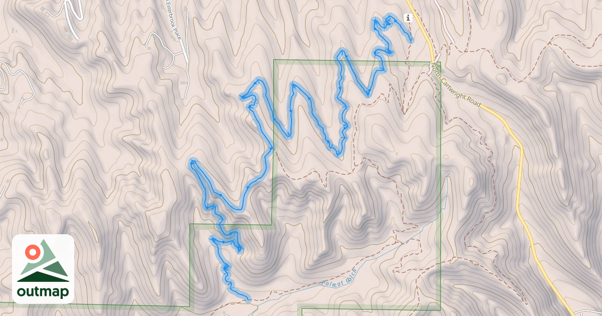 Map of #81 Polecat Loop