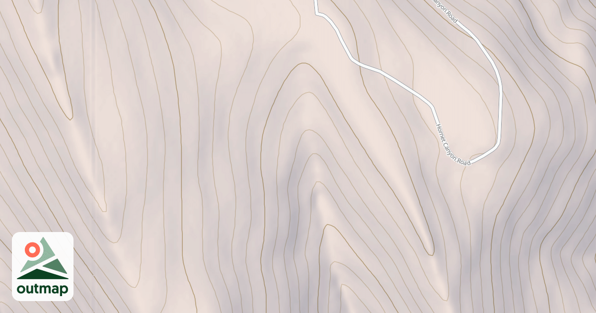 Map of HORNET CANYON ATV EAST