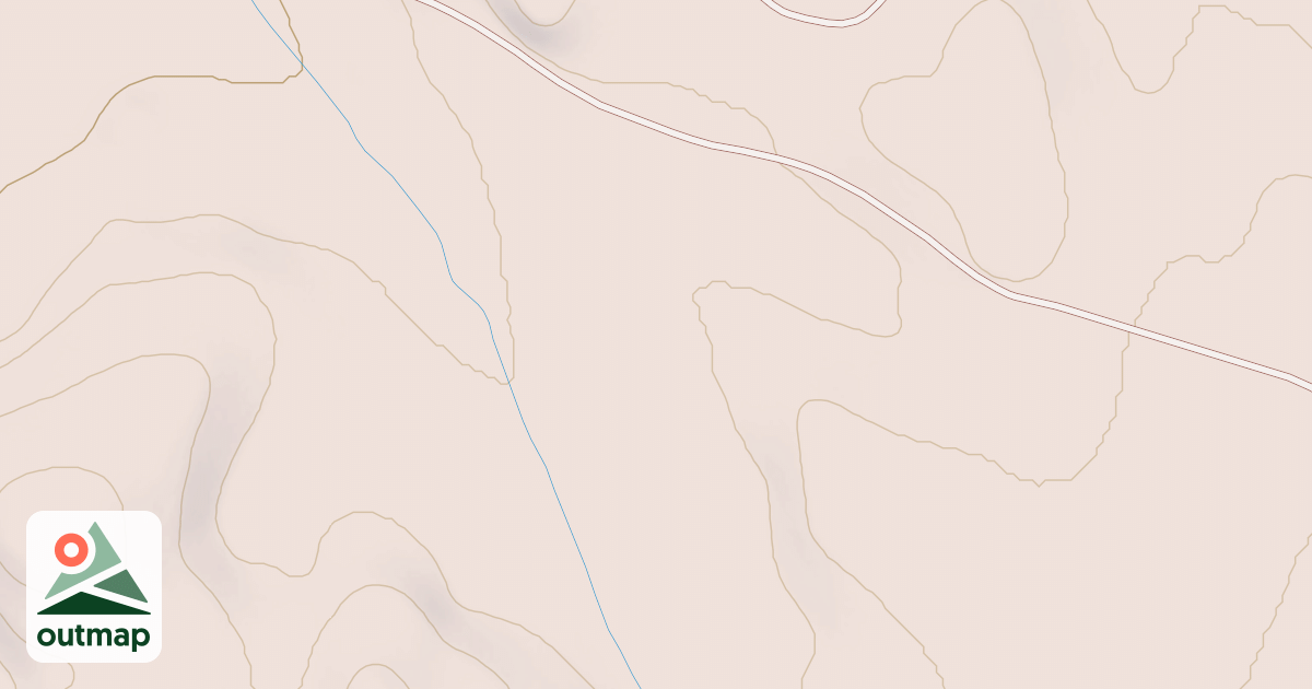 Map of BUTTE CR SPUR 1