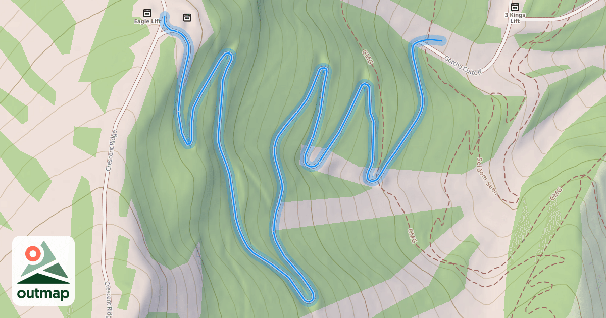 Map of Gotcha Cut-Off