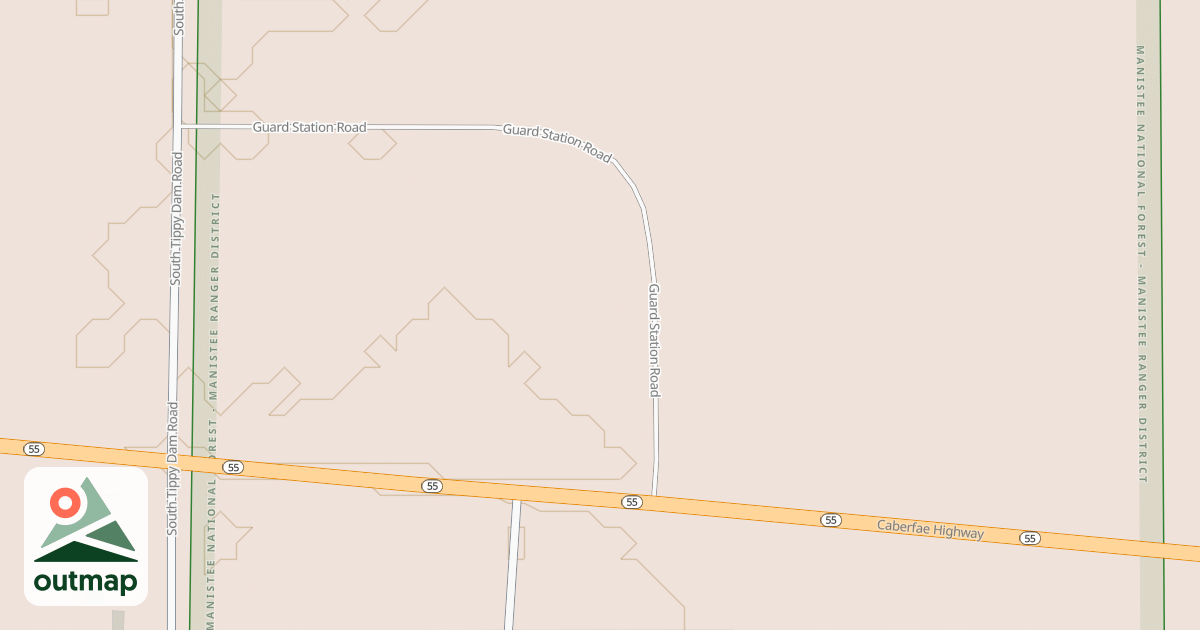 Map of WELLSTON GUARD STATION