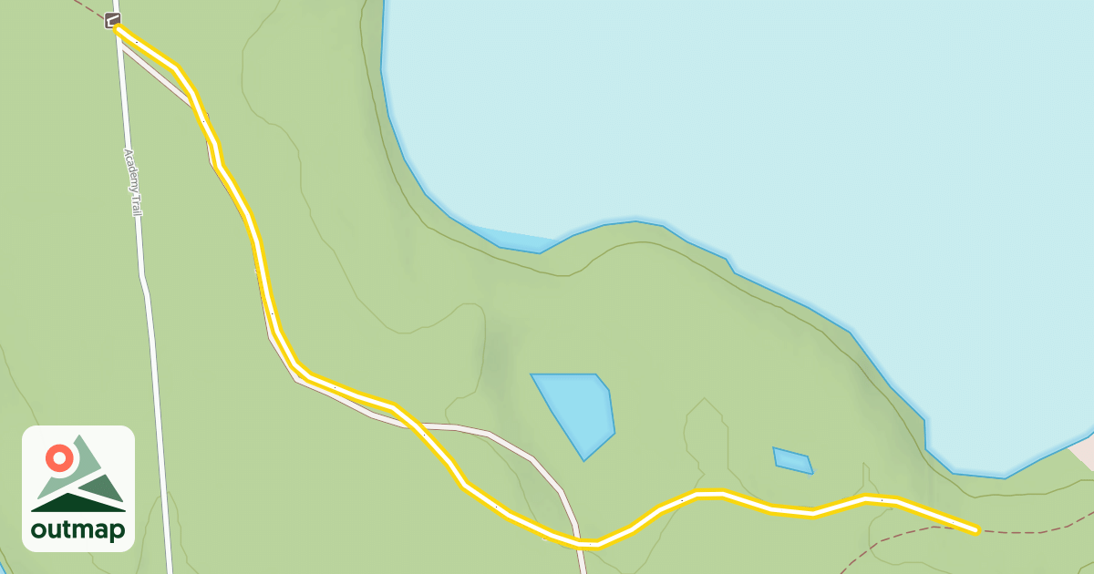Map of Academy Trail